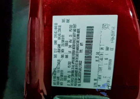 2018 Lincoln Mkc Select from USA, damaged, VIN 5LMCJ2C91JUL13822